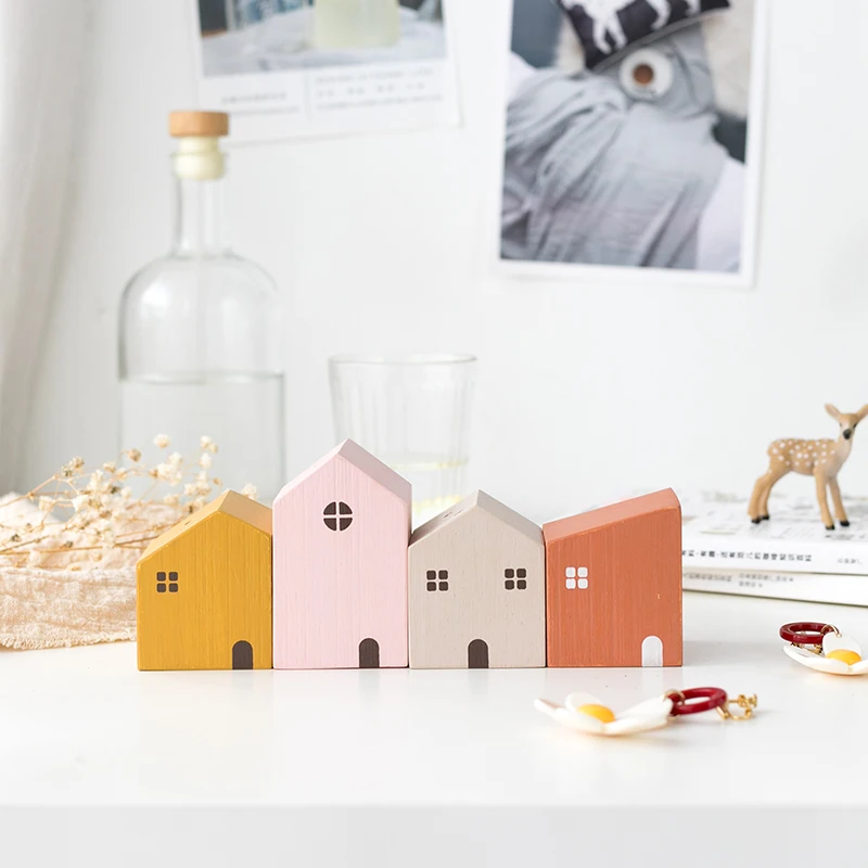 Маленькое деревянное украшение для дома, крыльцо ручной работы, прекрасное креативное украшение