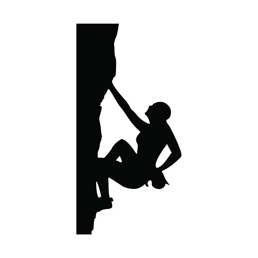 

Scrambling Up Rock Face скалолазание настенные спортивные наклейки фитнес-декор художественные наклейки 789
