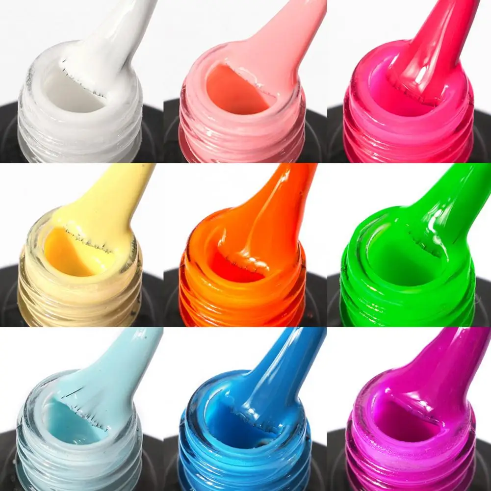 8 мл флуоресцентный цветной лак для ногтей УФ-гель Гибридный самостоятельного