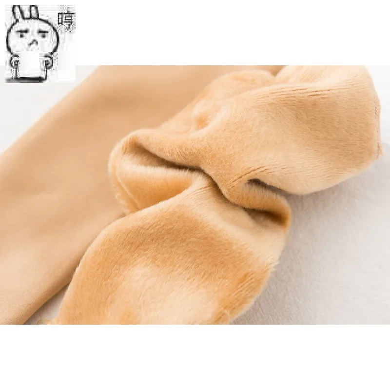 Зимние женские утепленные шерстяные кашемировые носки бархатные сапоги