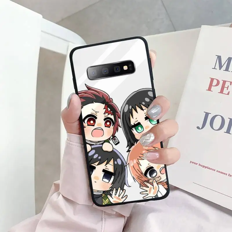 

Japan Kimetsu No Yaiba Demon Slayer Phone Case For Samsung S6 S7 edge S8 S9 S10 e plus A10 A50 A70 note8 J7 2017