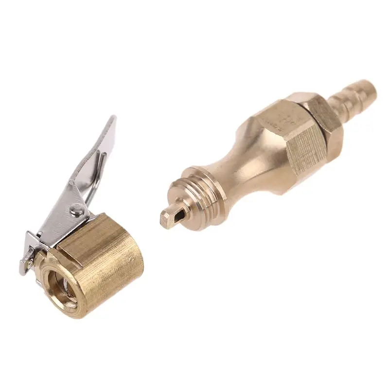 

6.5mm Locking on Tire Chuck Clip Air Inflator Compressor Pump Adapter for Car