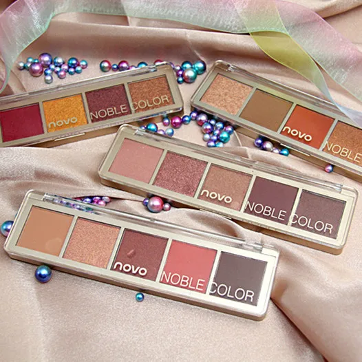 Новинка 2019 5 цветов палитра теней для век макияжа Новые матовые мерцающие тени с