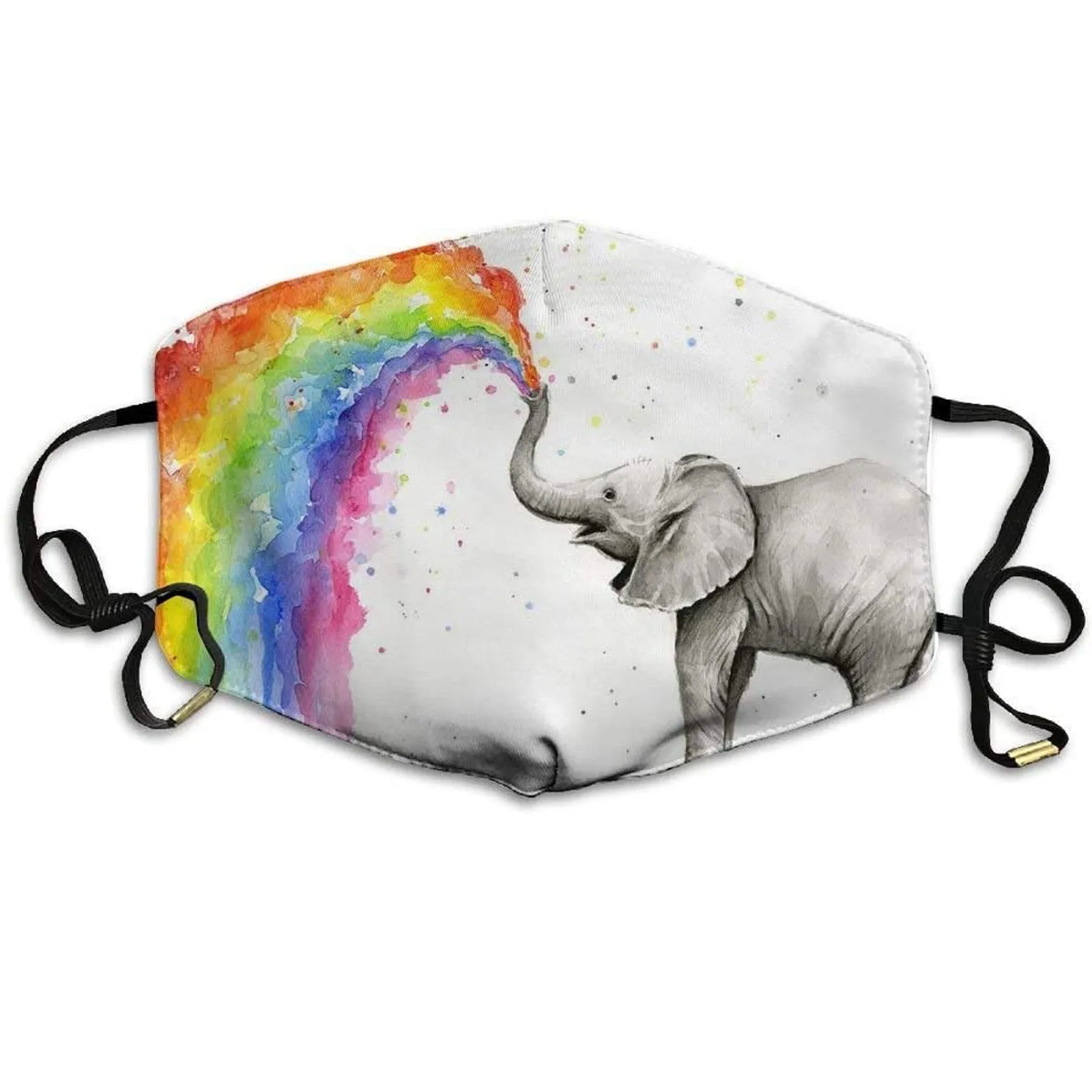 

1PC fashion MaskUnisex Outdoor Face Washable Breathable Reusable Creative Funny Printing Outdoor Mask Earloops Maske Masque#50