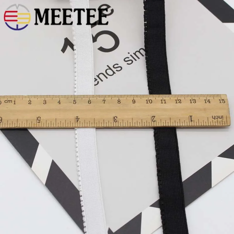 21 метр Meetee 12 мм эластичное кружево отделка Лента тканевая лента DIY Детские
