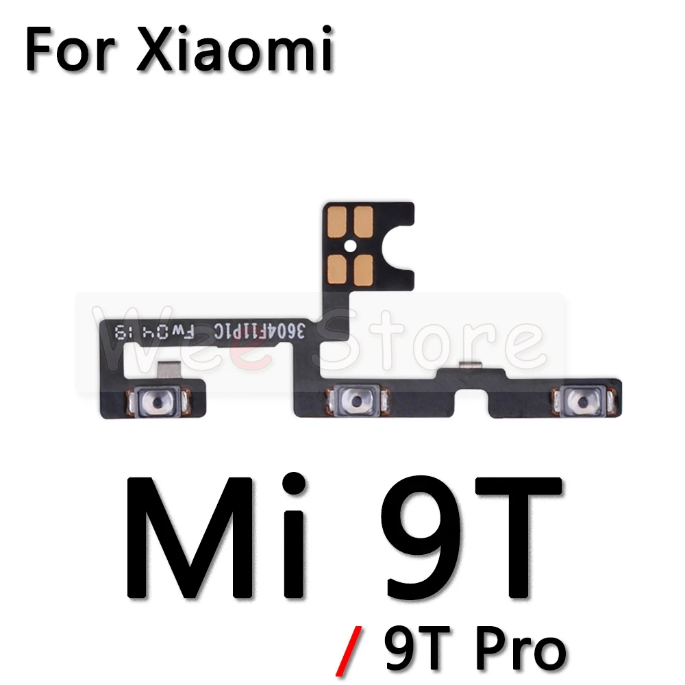 Кнопка включения и выключения звука гибкий кабель питания для Xiaomi Mi 6 6X 8 8SE 9 9T 9SE SE