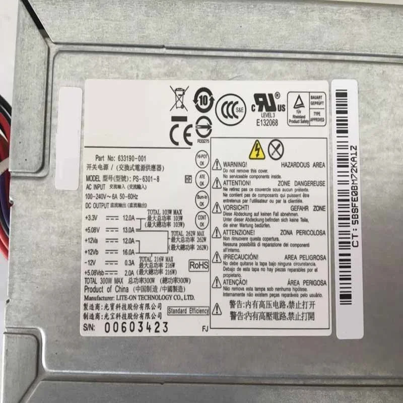 For HP 3330 3340 3380 300W DPS-300AB-72A D11-300P1A PS-6301-8 FH-XD301MYF-1 D13-300P2A HP-D3006A0 Power Supply High Quality | Компьютеры и
