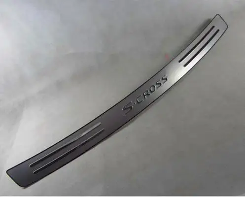 Для Suzuki sx4 S-Cross 2013 2014 Rearguards из нержавеющей стали Задний бампер протектор