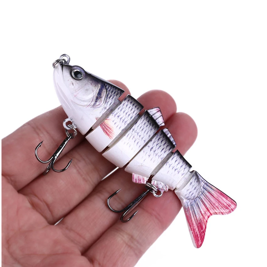 

1 PC Sinking Wobblers Fishing Lures 10cm 17.5g 6 Multi Jointed Swimbait Hard Artificial Bait Pike/Bass Fishing Lure Crankbait