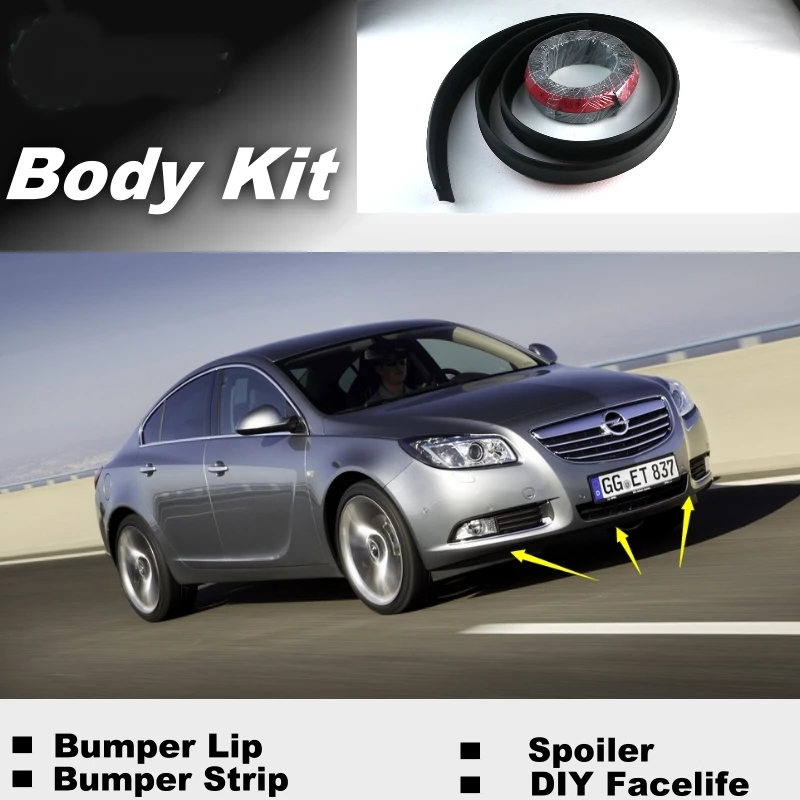 Бампер с губами для Opel Insignia 2008 ~ 2015 / Top Gear Shop спойлер тюнинга