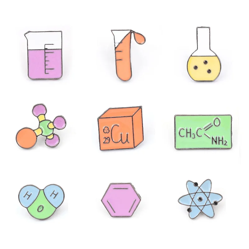 Химических ele Для мужчин t булавки и броши для женщин штырь отворотом рюкзак сумки