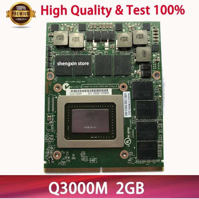 Видеокарта Quadro 3000M Q3000M Vga Фотографическая карта фотография 8760 rdjt7 MXM для ноутбука HP