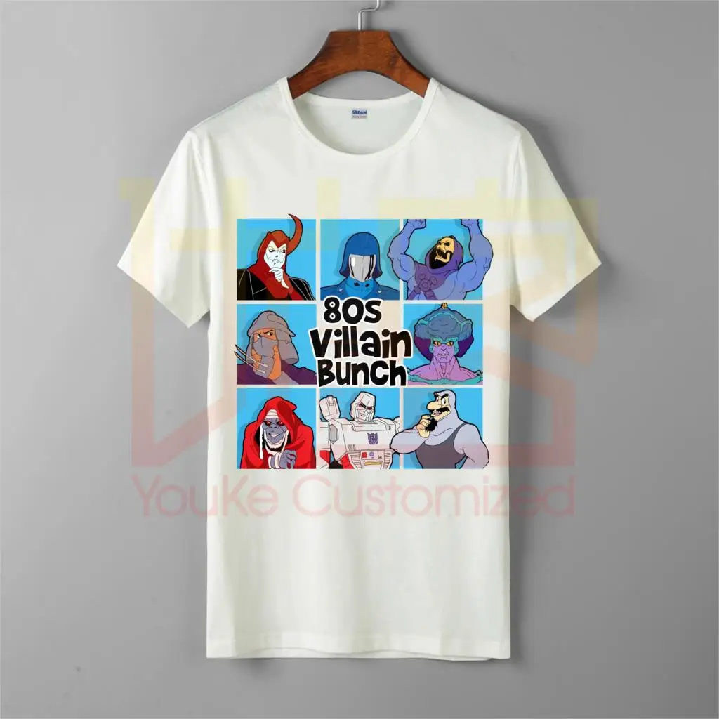 

new 80s villain bunch t shirt men's hot selling o-neck 100% cotton custom printed high quality brand unisex t-shirt