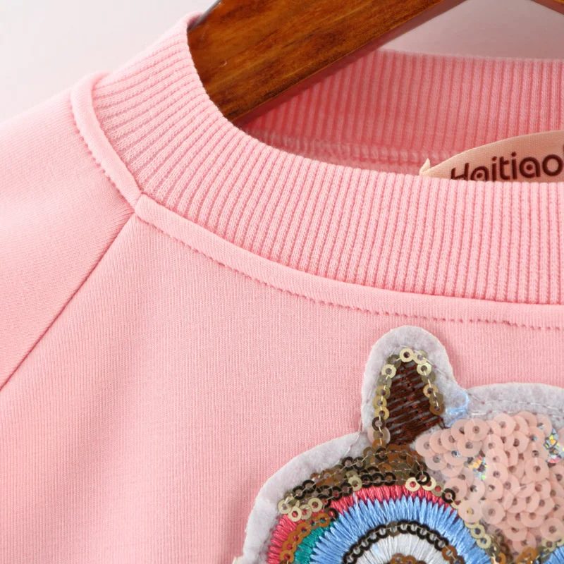 

MESOLO Spring And Autumn Girls Long Sleeve T-Shirt Top Cartoon Owl Fashion Kids Clothes For Girls 1-5 Years Old