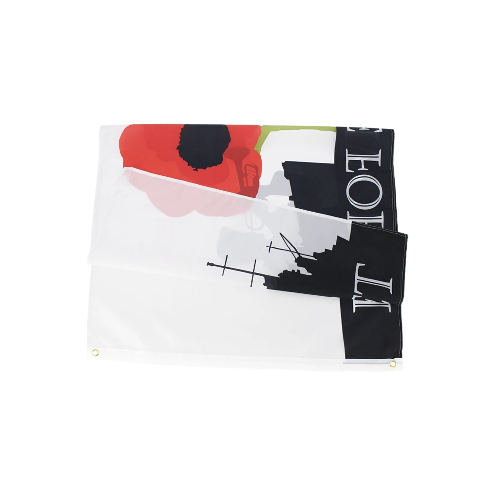 WN 90X150cm Years Showing Respect And Gratitude Remembrance Sunday Lest We Forget Day Flag Banner G4 | Дом и сад