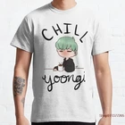 Chill мин Yoongi 2021 Мужская футболка со смешным рисунком и короткими рукавами летняя уличная повседневные футболки; Модная мужская размера плюс, футболки