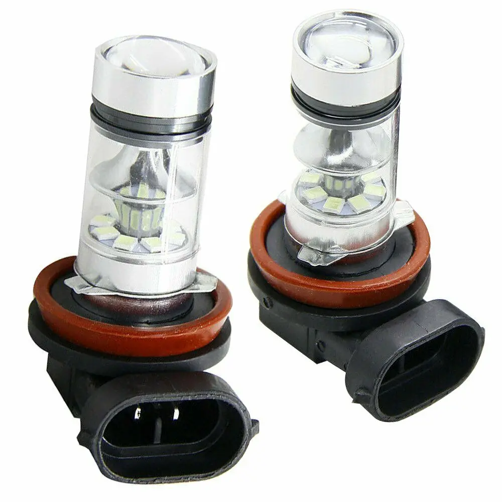 

360° Headlight Bulb Kit LED 100W 2323 2x 8000K Bright Fog Lamp H11 H16