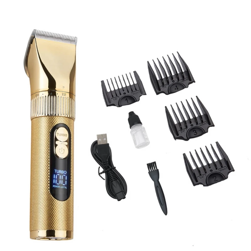 

Hair Cutting Kit for Men, Women, & Children with 4 Guide Combs for Smooth, Help You Trim More Easily and Accurately N0PF