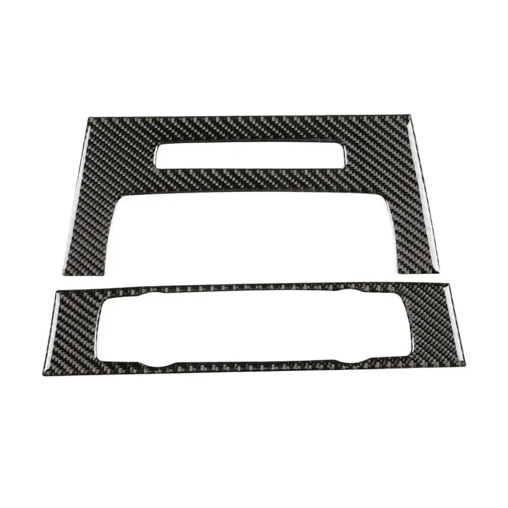 Панель CD и AC из углеродного волокна для BMW 3 серии E90 E92 E93 2005 2006 2007 2008 2009 2010 2011 2012
