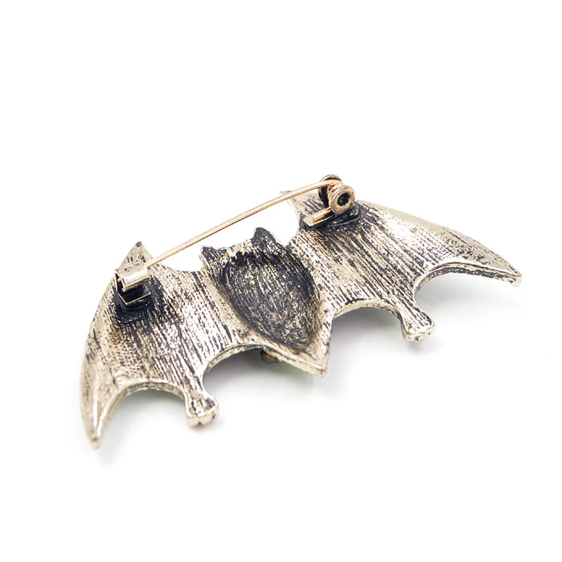 

Young Tulip Bat Brooches For Women Jewelry Pins For Man Halloween Glitter Rhinestone Party High Quality Materials Fashion