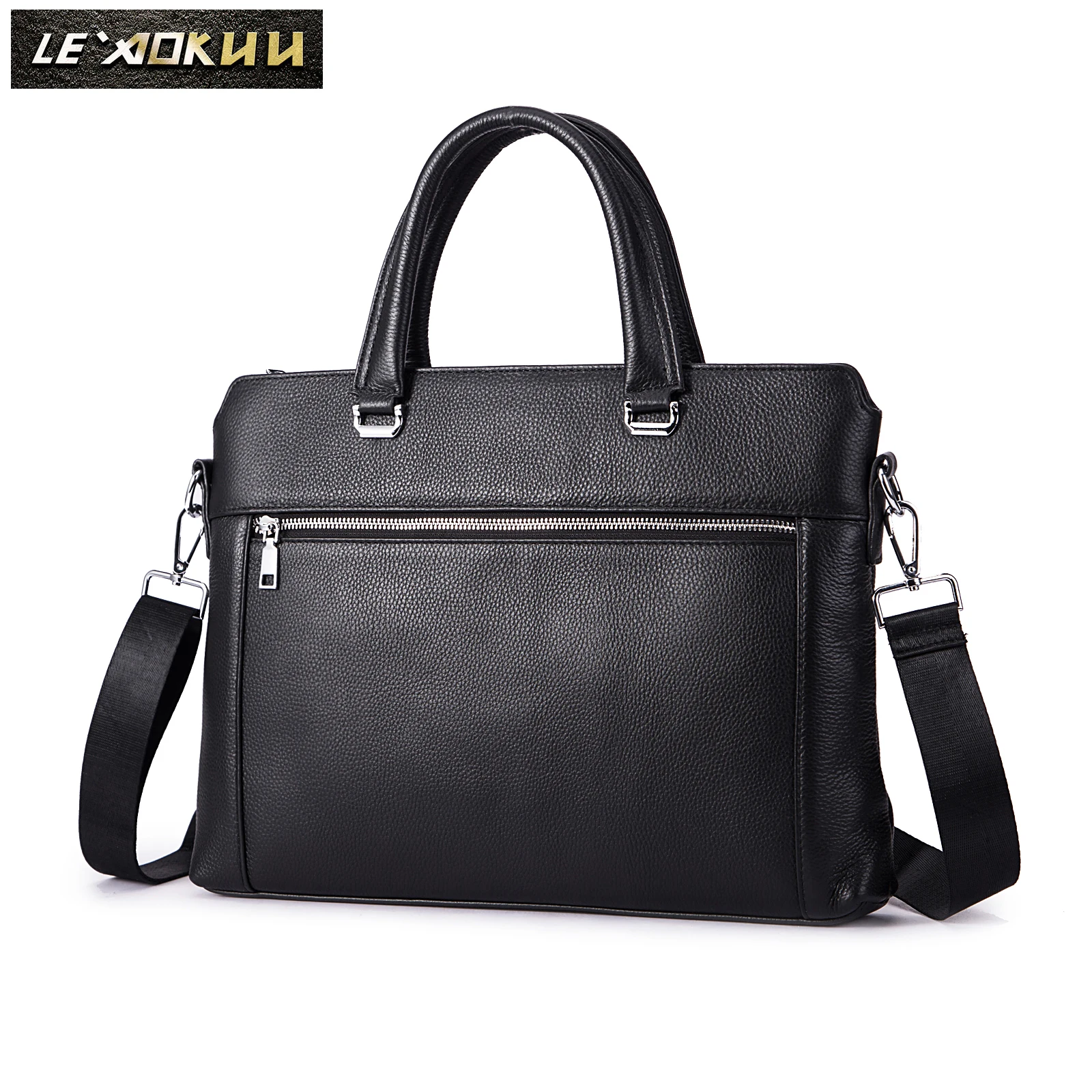 Для мужчин из натуральной кожи Роскошные офисные Maletas Бизнес Портфели 15 &quotдля