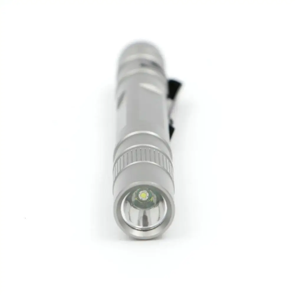 

USB Rechargeable Medical Handy Pen Light Mini Nursing With Clip Flashlight Led Lamp Steel Pocket Torch Flashlight T2A6