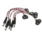 510 шт. 9 В постоянного тока батарея кабель питания штекер зажим ствол разъем разъем постоянного тока 5,5 * 2,1 для Arduino DIY