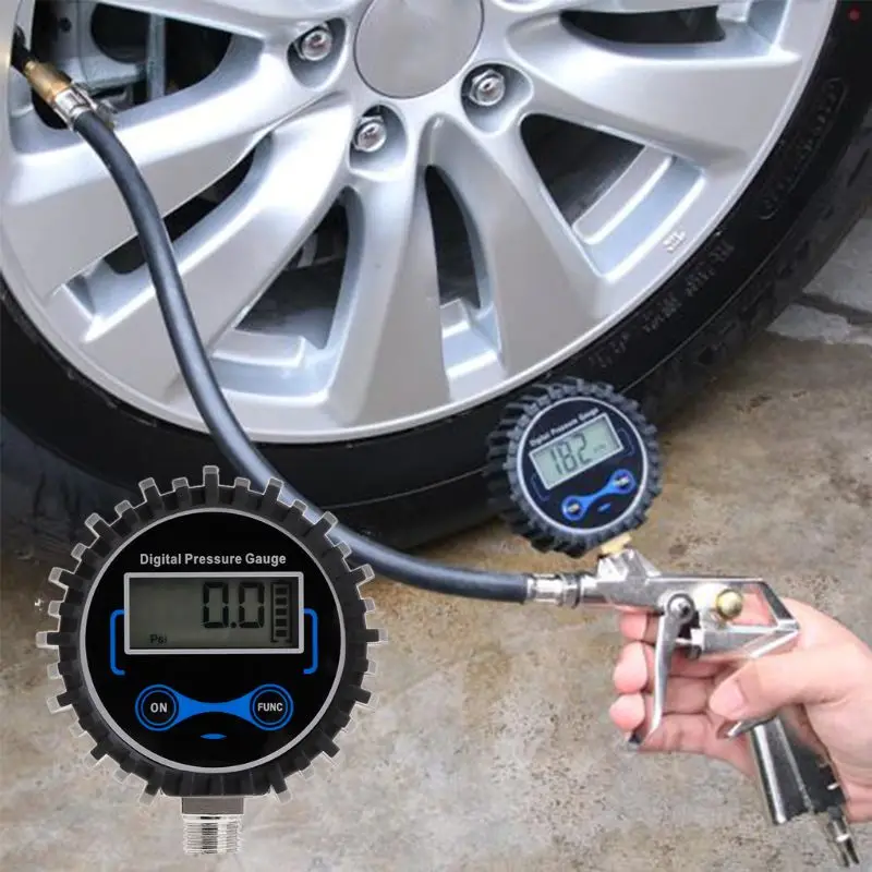 

Digital Tire Pressure Gauge Air PSI Meter Car Motorcycle Bike Tyre Pressure Monitor