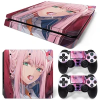 popular vinyl game skin stickers for ps4 slim console protect for ps4 controllers game decals