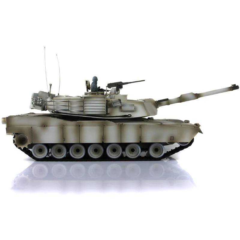 Henglong 1/16 отдача ствола 6 0 Пластик M1A2 Абрамс Р/У танки 3918 Сталь редуктор TH17138