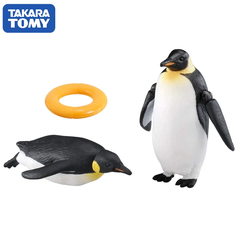 

TAKARA TOMY Penguin Wild Animals Simulation Model Doll Desktop Ornaments Educational Toys Decorations Bauble Mould Toys for Boys