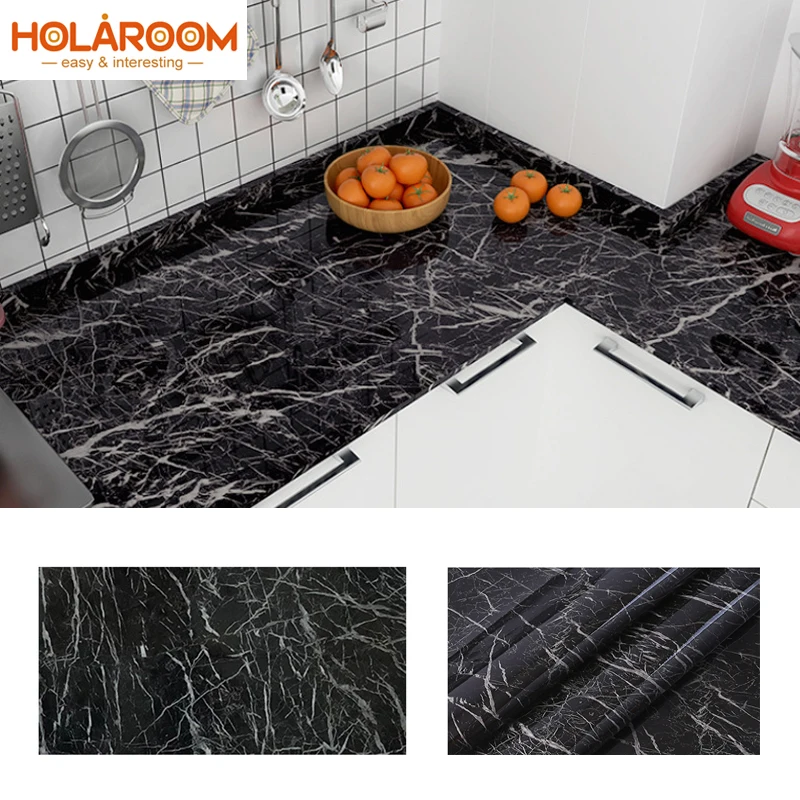 

Водонепроницаемые самоклеящиеся обои с мраморным узором, настенные наклейки, украшение для ванной, кухни, буфета, комнаты, клейкие бумажные...