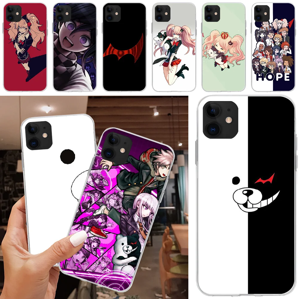 Чехол для телефона из ТПУ Viviana Danganronpa Monokuma корпус iPhone 5C 5 5S SE 7 8 plus X XS XR MAX 11 pro Pro