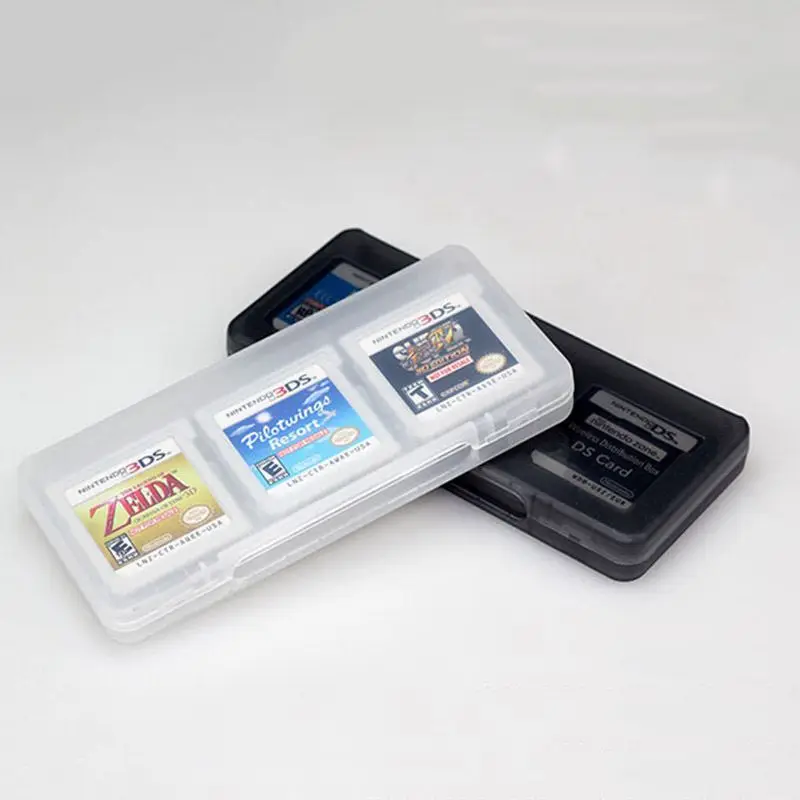 Прозрачный чехол для хранения карт 6 в 1 Nintendo 3DS XL LL NDS DSi|Сумки| |