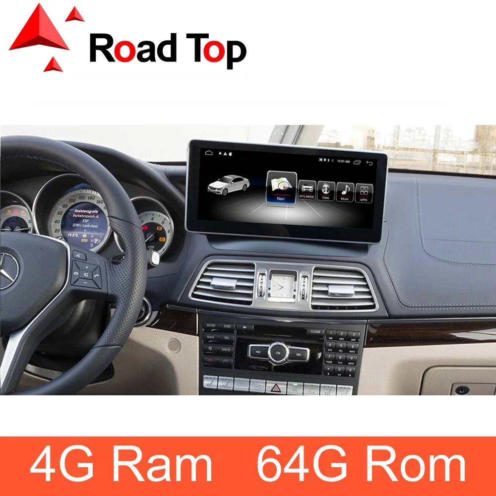4G Ram Android 10 25 &quotдисплей с GPS навигацией Bluetooth радио Функция для Mercedes Benz E Coupe C207