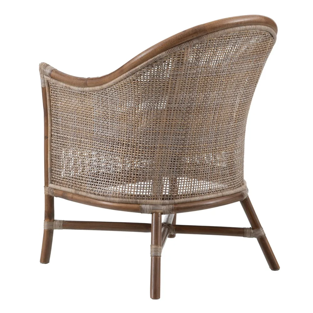 Салонный салон Sillon natural-коричневый РАТАН 58x62x79 см |