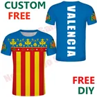 Футбольная майка Valencia, футболка, комплект футбольной команды Valencia FC Valencia, Детская быстросохнущая футболка с логотипом футбольного клуба
