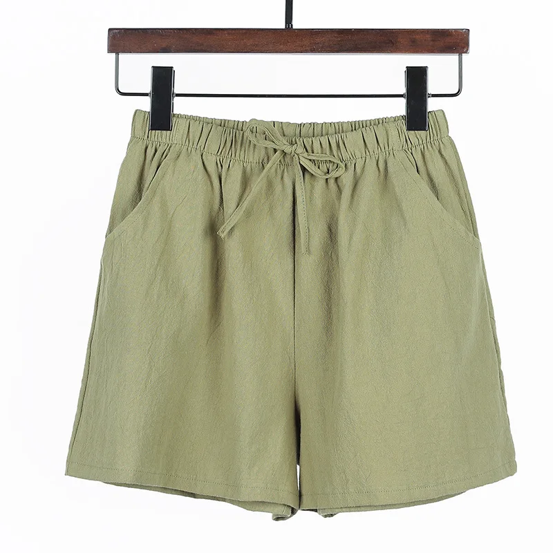 

Women shorts casual style ladies shorts hot sale plus size cotton female shorts Black