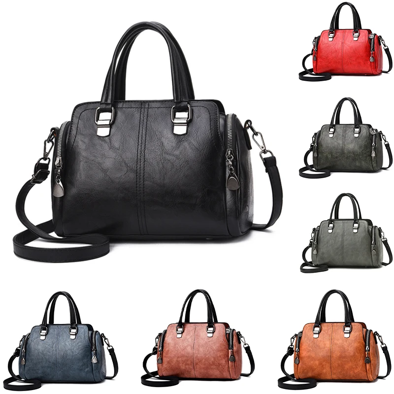 Женская сумка новая модная вместительные сумки через плечо из мягкой