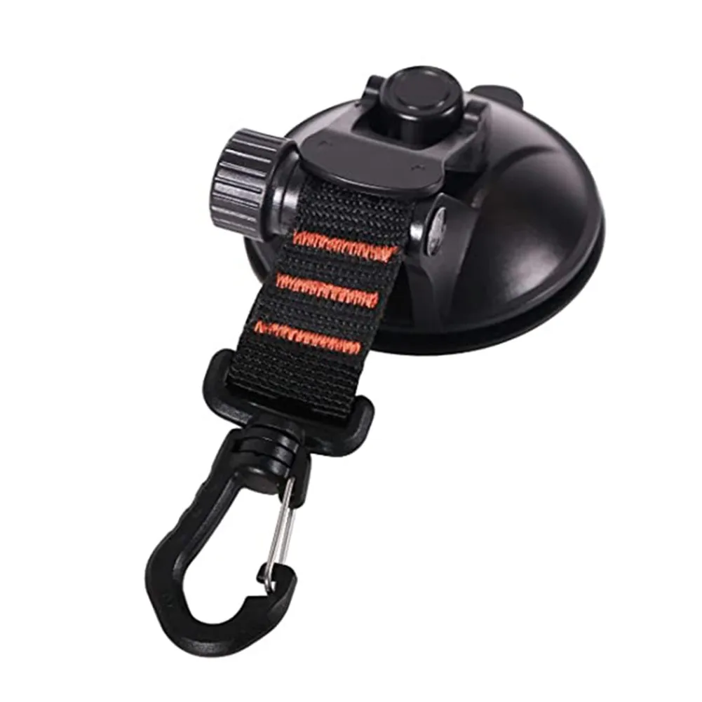 

Heavy Duty Suction Cup Anchor With Securing Rope Hook Tie Down Camping Tarp Accessory Outdoor Car Tent Strong Hold Tool Part