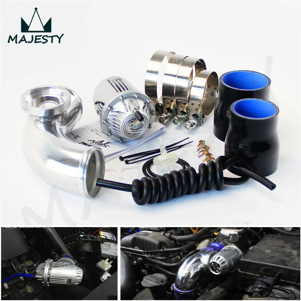 Серебряный SQV предохранительный клапан BOV IV 4 комплект турбо труба для HYUNDAI GENESIS COUPE