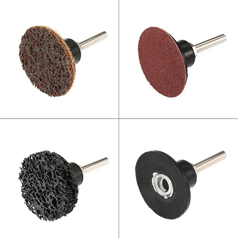 

41Pcs Sanding Discs Set 2 Inch Quick Change Discs Roloc Surface Conditioning Discs with 1/4 Inch Tray Holder
