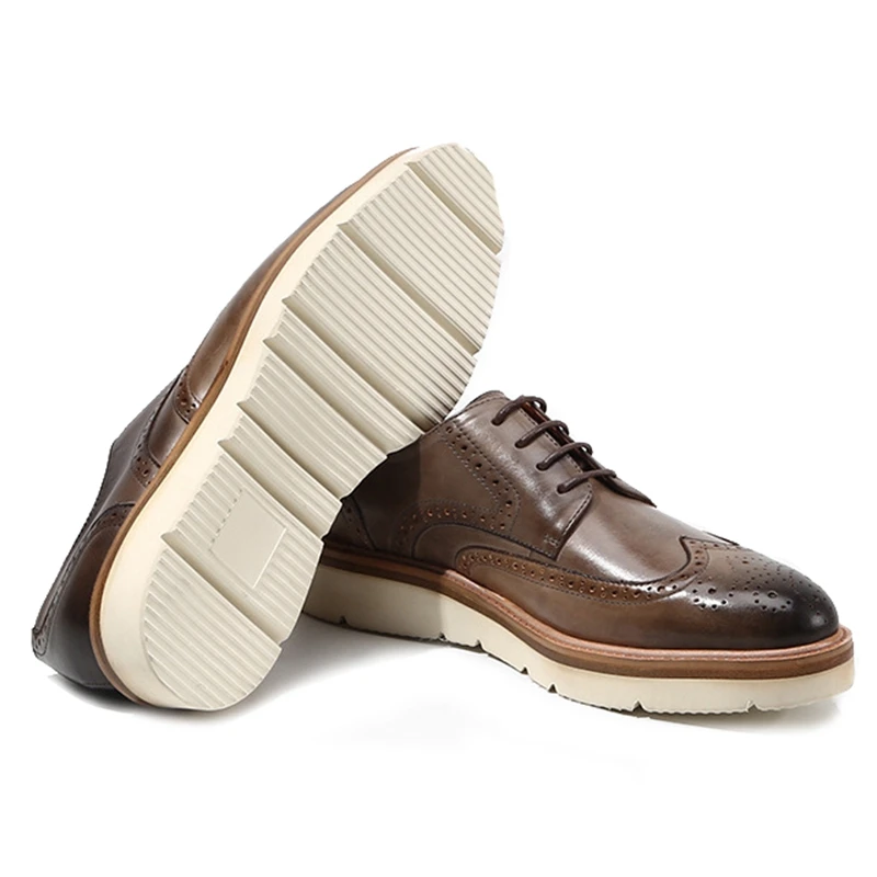 Модная мужская обувь ручной работы из натуральной кожи Мужские свадебные