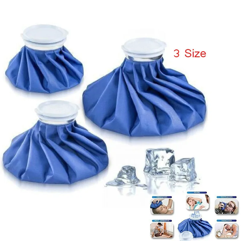 

3 Size Sport Injury Ice Bag Cap Reusable Health Care Cold Therapy Pack Cool Pack Muscle Aches First Aid Relief Pain Massage Tool