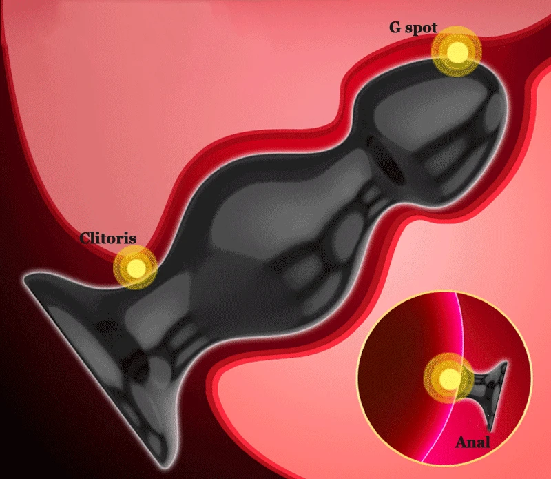Анальная пробка анальная стимуляция толстая для стимуляции точки G|Анальные