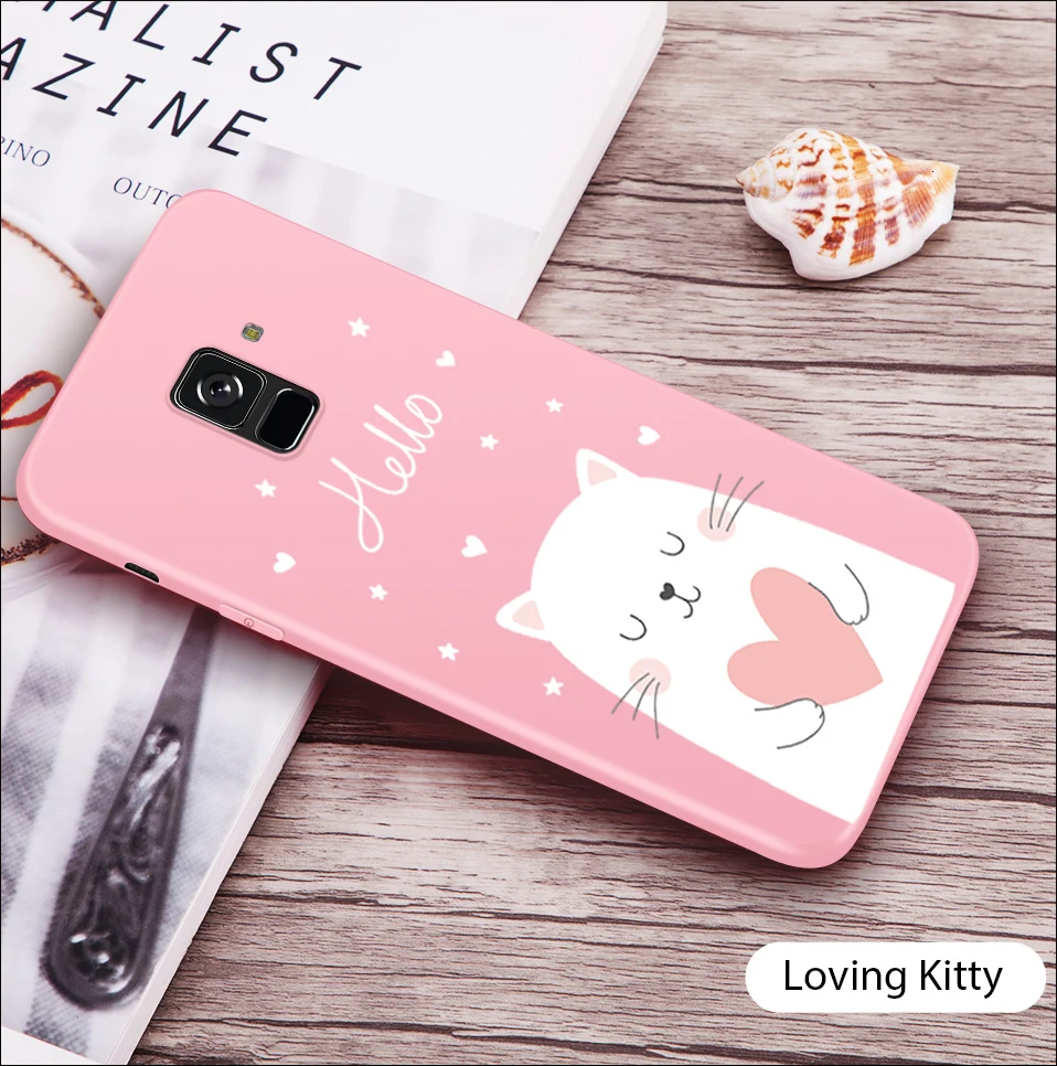 ASINA чехол с героями мультфильмов для samsung Galaxy A8 чехол силиконовый ударопрочный для Galaxy A8 Plus чехол Funda Bumper Coque