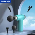 MUKASI LCD Display Pulse Massage Gun Electric Massager Deep Muscle Relaxation For Body Neck Shoulder Back Fitness Pain Relief