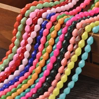 coated color teardrop pear shape faceted glass 6mm 8mm 10mm loose beads wholesale for jewelry making diy crafts