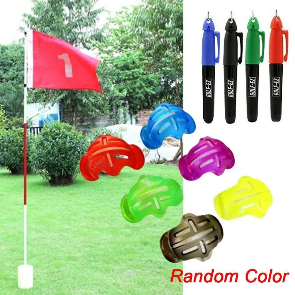 

Golf Ball Stencil Template Drawing Putting Line Marker Marker With Pen Aids And Accessories Golf Scribe Plastic Golf Traini