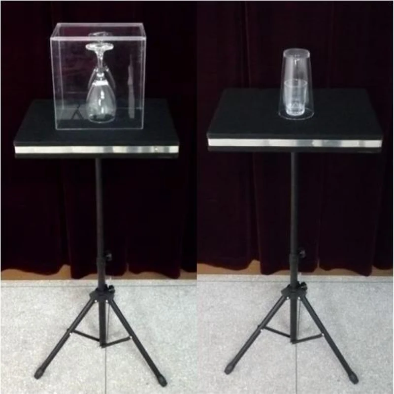 

Gass Breaking Table + Coin Into Glass- Remote Control Two in One Magic Tricks Magician Stage Illusions Mentalism Gimmick Props